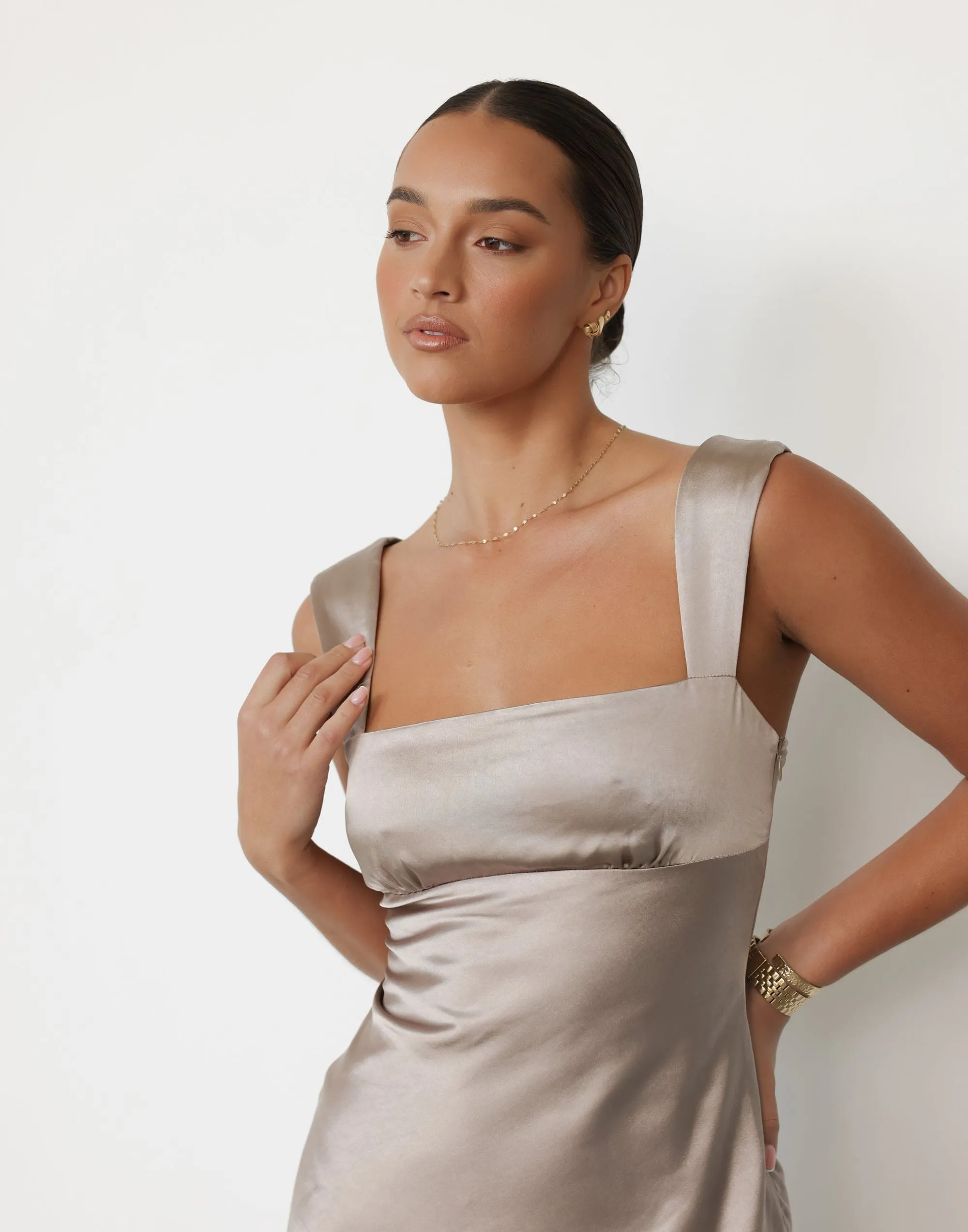 Mimosa Mini Dress (Ash) sold by Charcoal Clothing product image thumbnail 4