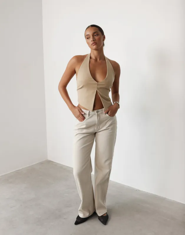 Kailani Top (Camel) sold by Charcoal Clothing