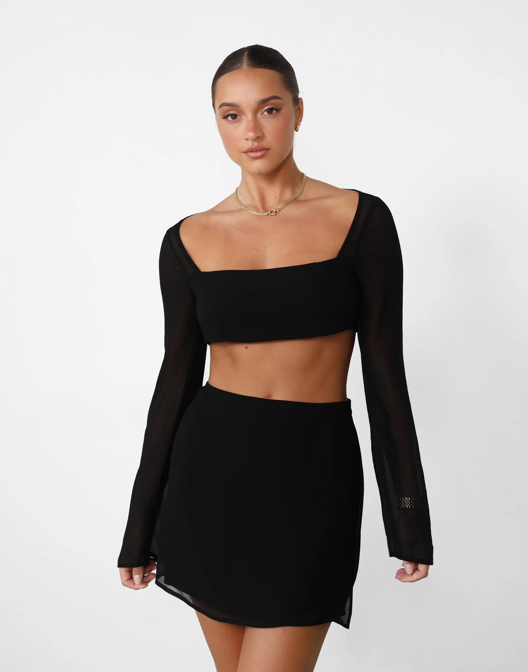 Abby Mini Skirt (Black) sold by Charcoal Clothing product image thumbnail 5
