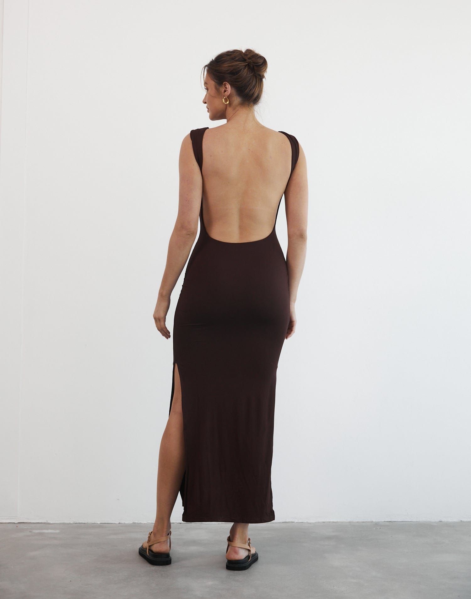 Luna Maxi Dress (Cocoa) sold by Charcoal Clothing product image thumbnail 4