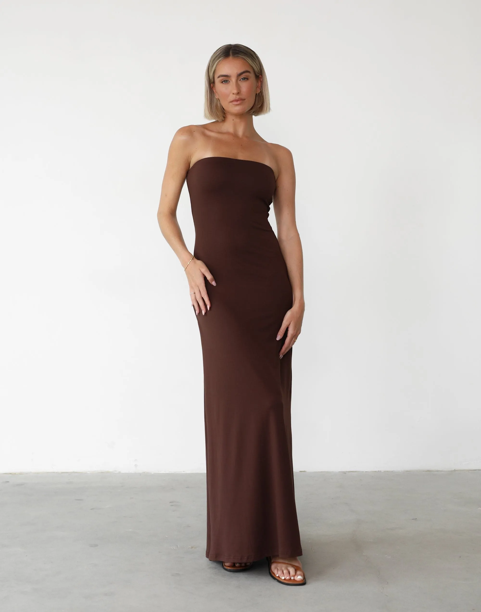 Ada Maxi Dress (Cocoa) sold by Charcoal Clothing product image thumbnail 2