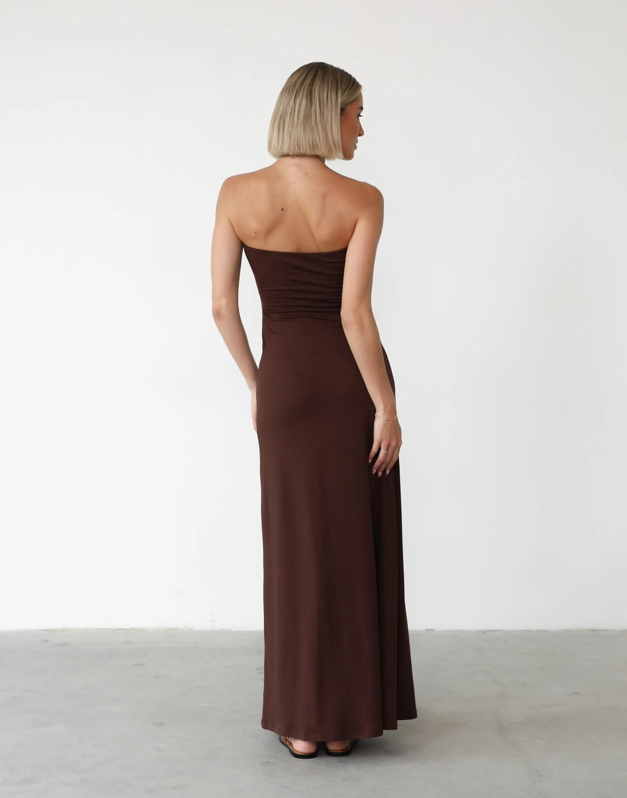 Ada Maxi Dress (Cocoa) sold by Charcoal Clothing product image thumbnail 3