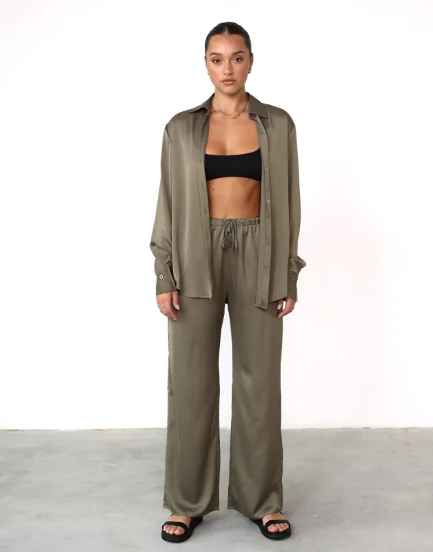 Martha Pants (Tea Leaf) sold by Charcoal Clothing