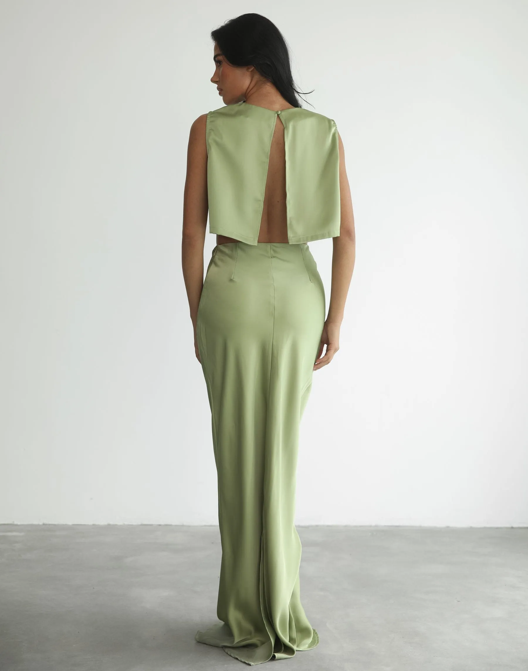 Sincerity Crop Top (Sage) sold by Charcoal Clothing product image thumbnail 5
