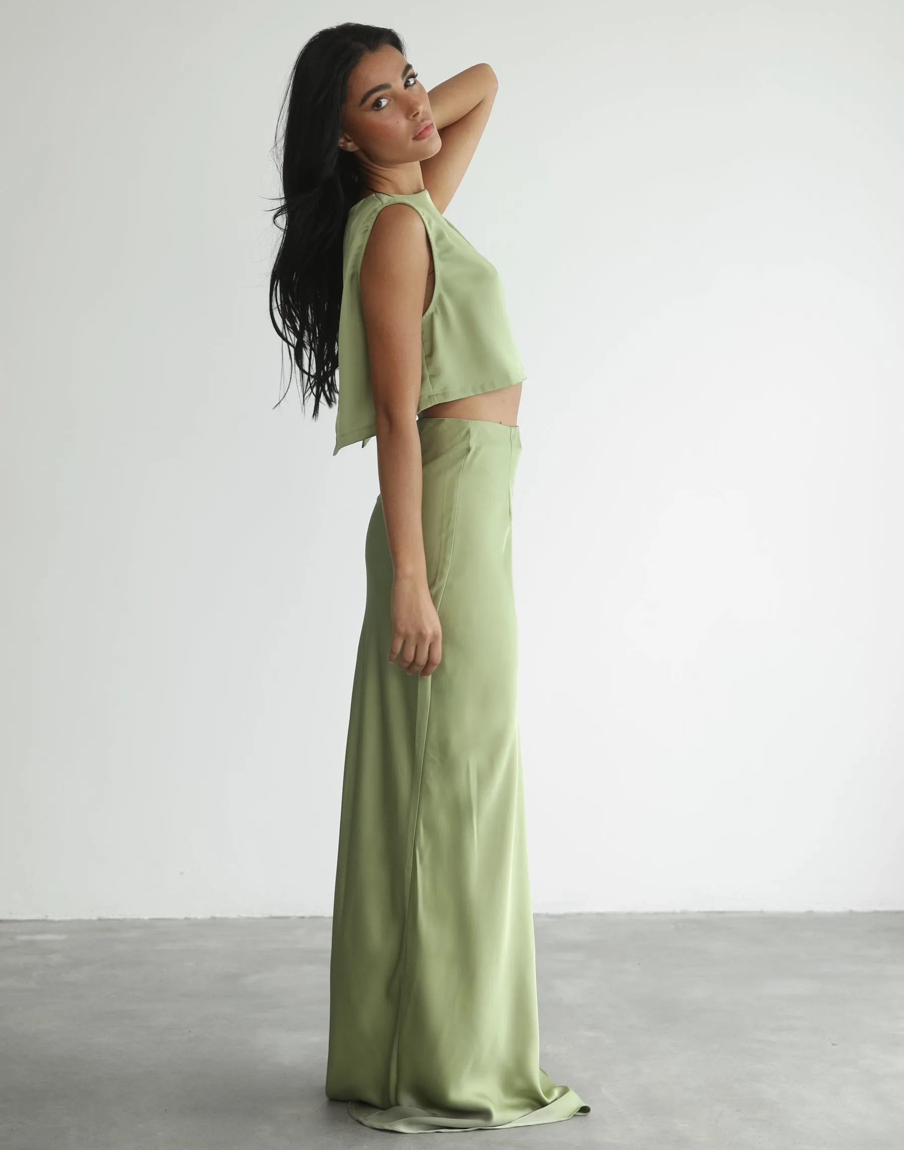 Sincerity Crop Top (Sage) sold by Charcoal Clothing product image thumbnail 3