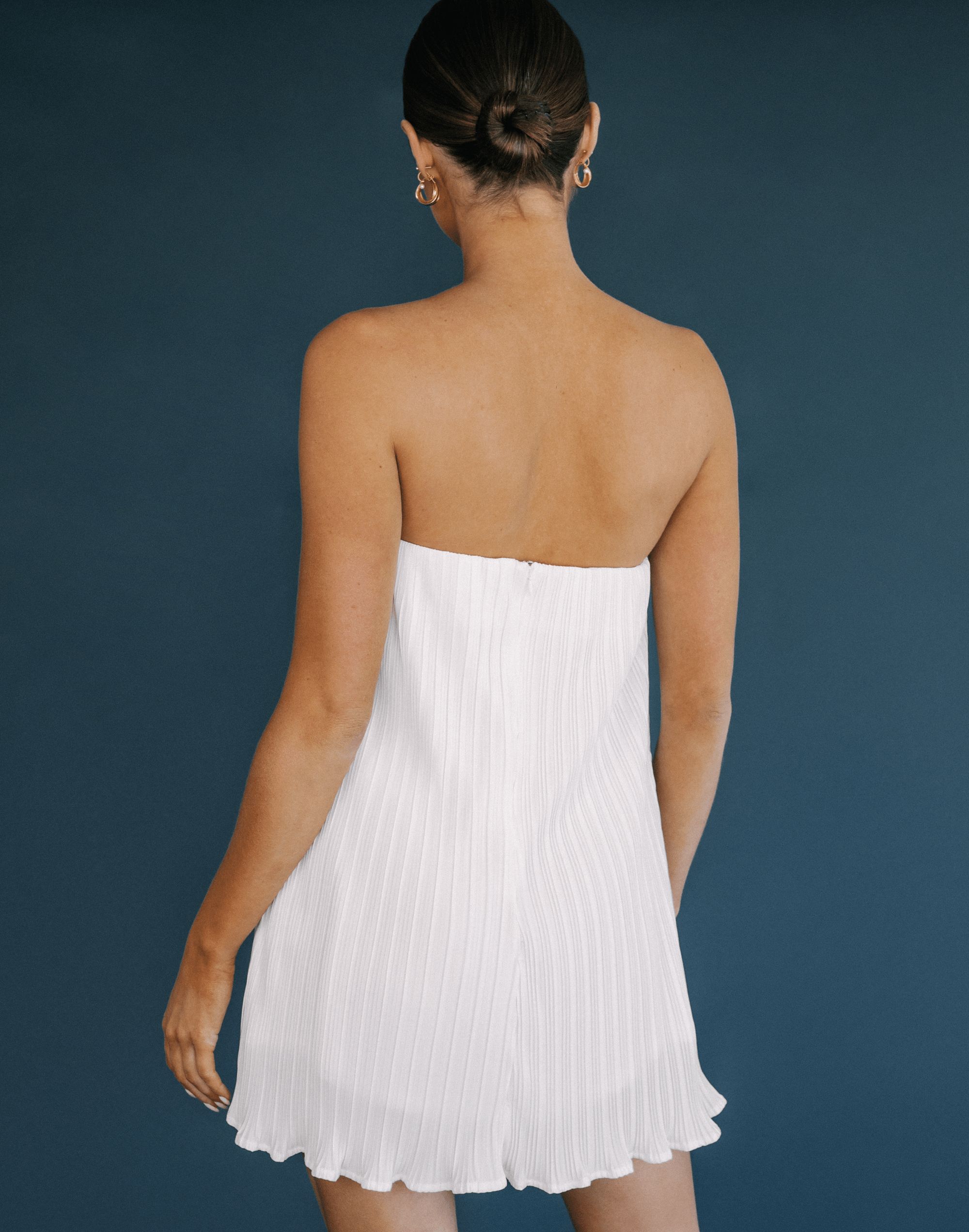 Bonita Strapless Mini Dress (White) sold by Charcoal Clothing product image thumbnail 5