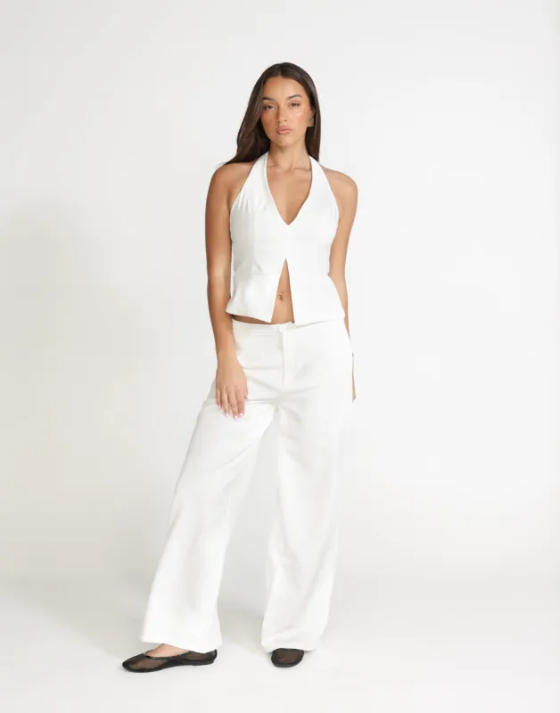 Farrah Pants (White) sold by Charcoal Clothing
