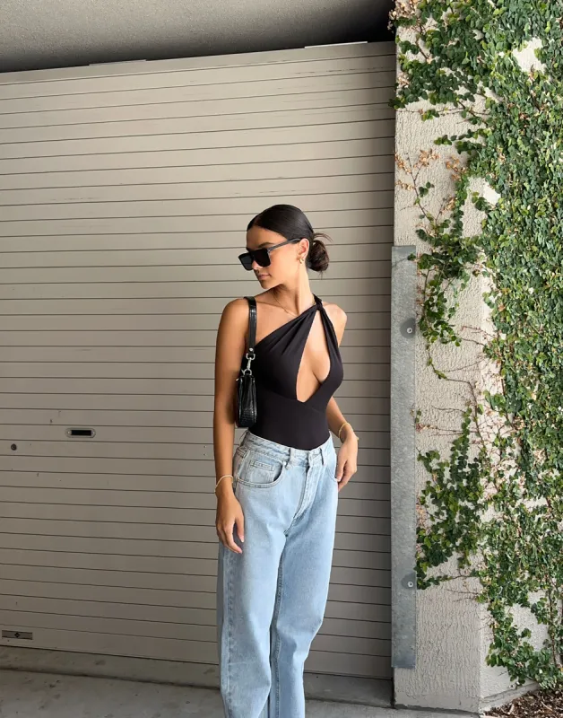 Sylvie Bodysuit (Black) sold by Charcoal Clothing