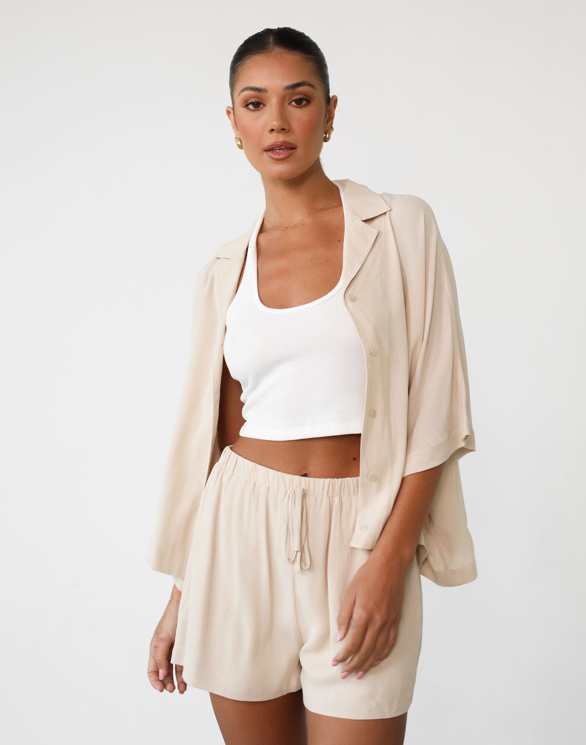 Divya Shirt (Beige) sold by Charcoal Clothing