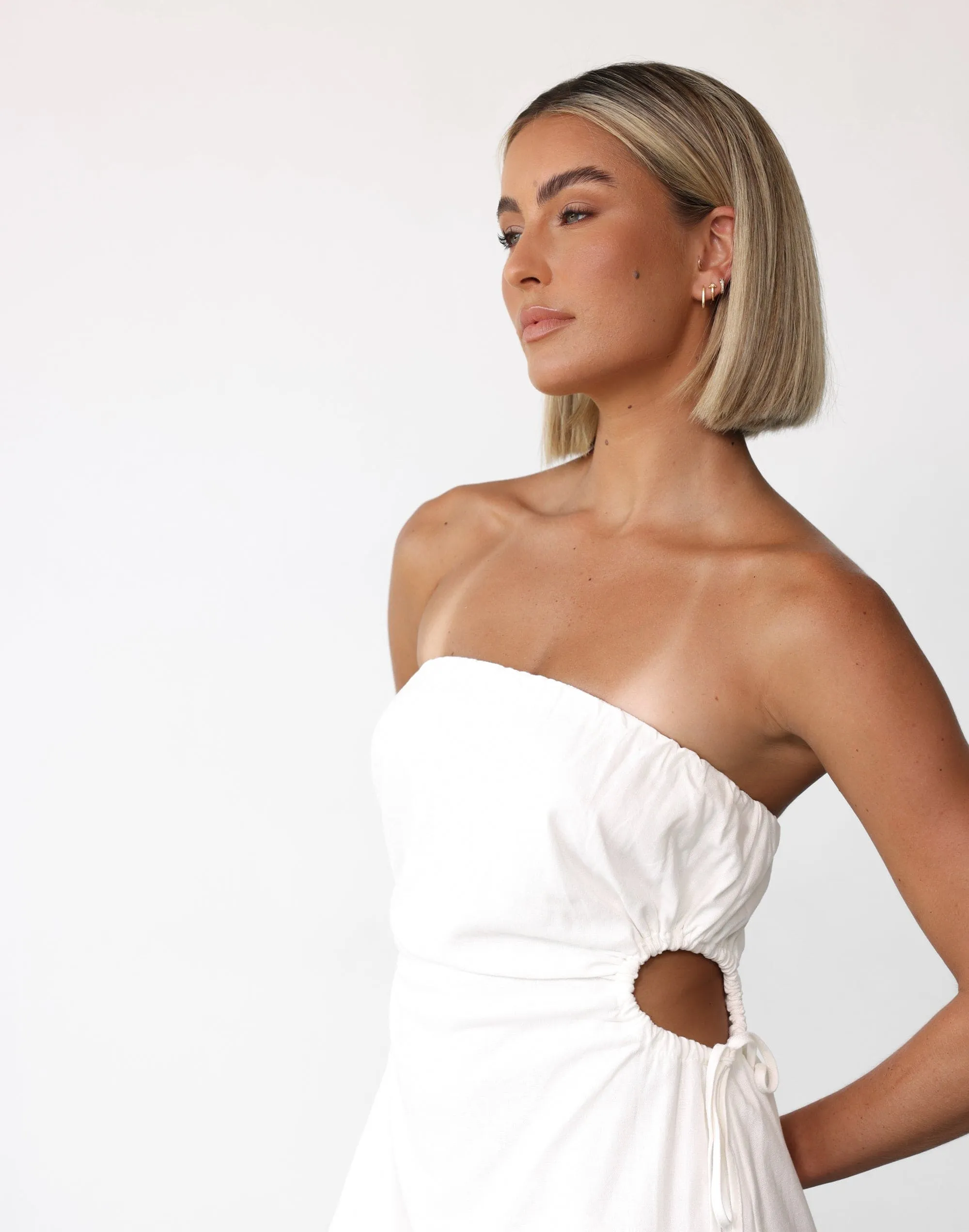 Blythe Mini Dress (White) sold by Charcoal Clothing product image thumbnail 5