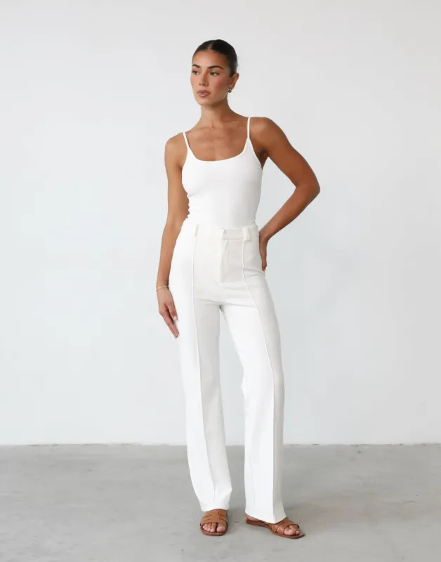 Francine Pants (White) sold by Charcoal Clothing