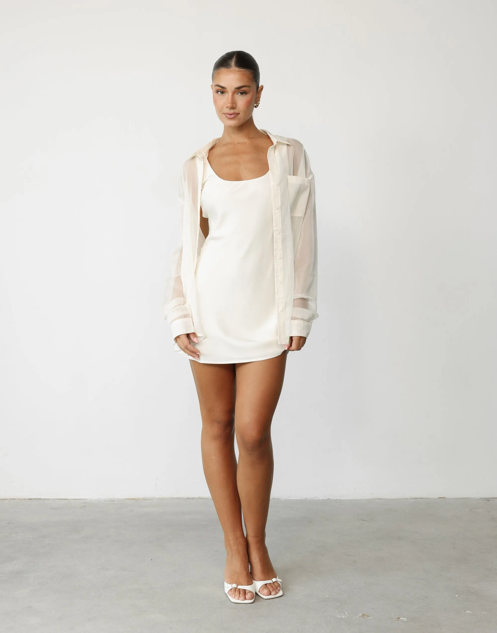 Claudio Shirt (Buttercream) sold by Charcoal Clothing product image thumbnail 3