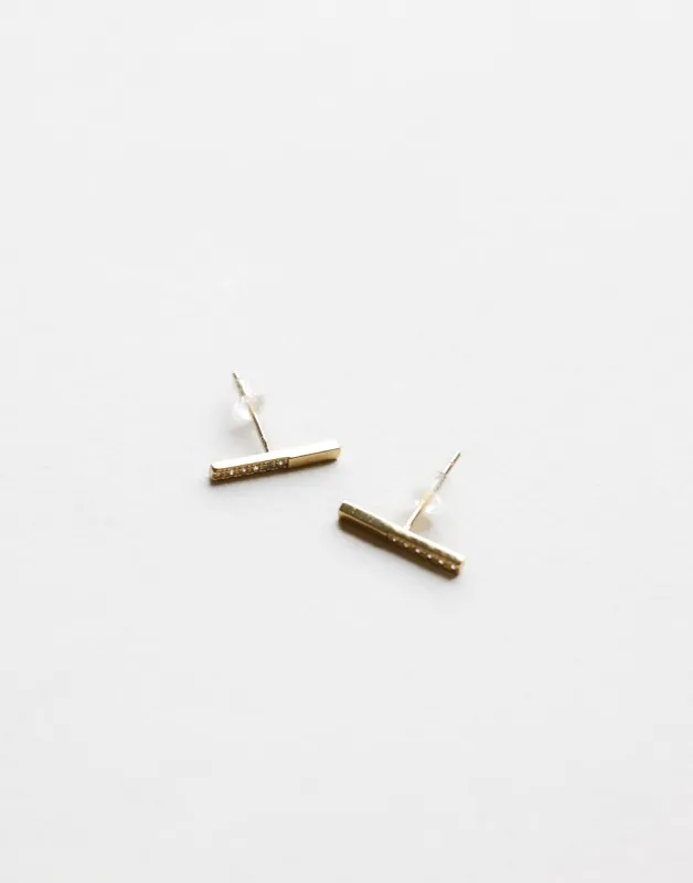 Nahla Earrings (Gold) sold by Charcoal Clothing