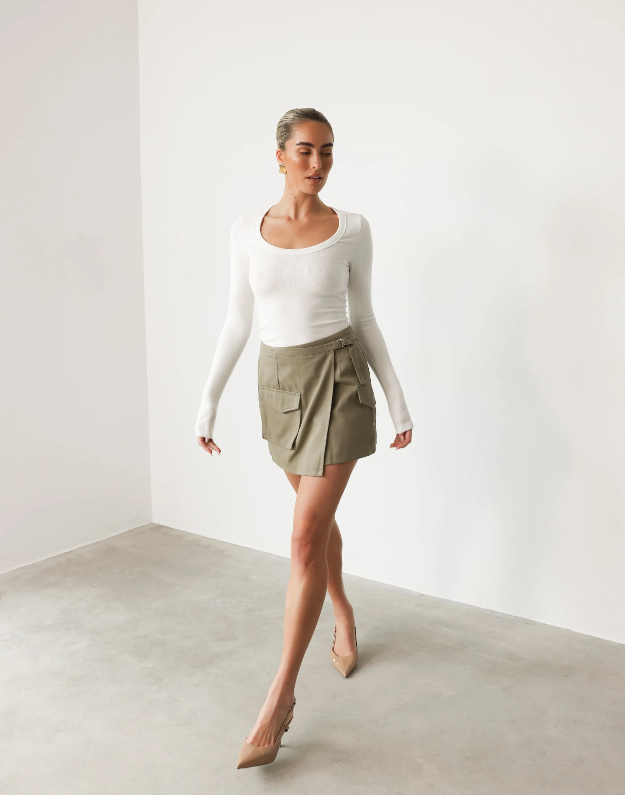 Kathleen Long Sleeve Top (White) sold by Charcoal Clothing product image thumbnail 2