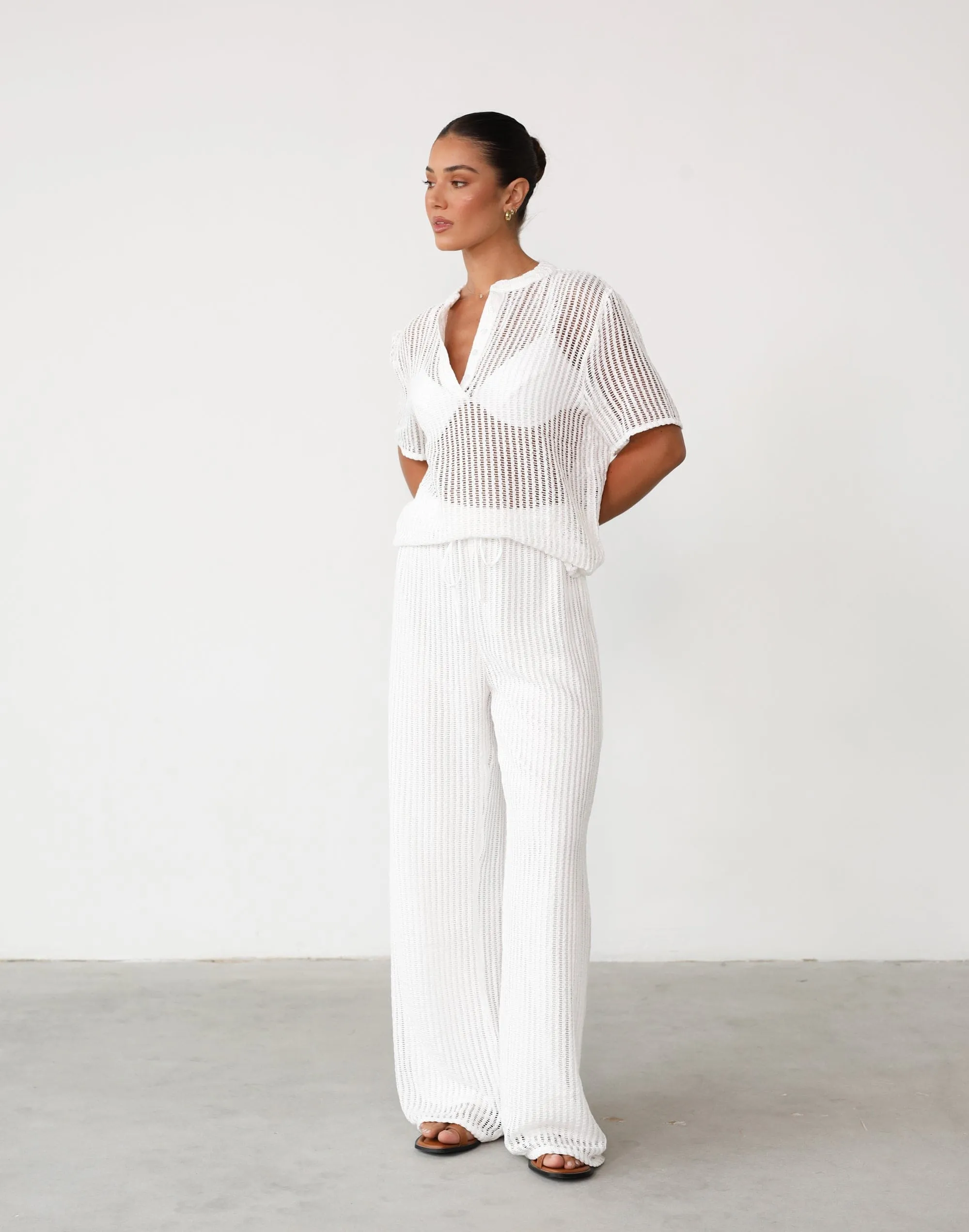 Aliyna Shirt (White) sold by Charcoal Clothing product image thumbnail 3