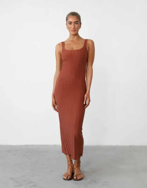 Ephemeral Maxi Dress (Clay) sold by Charcoal Clothing