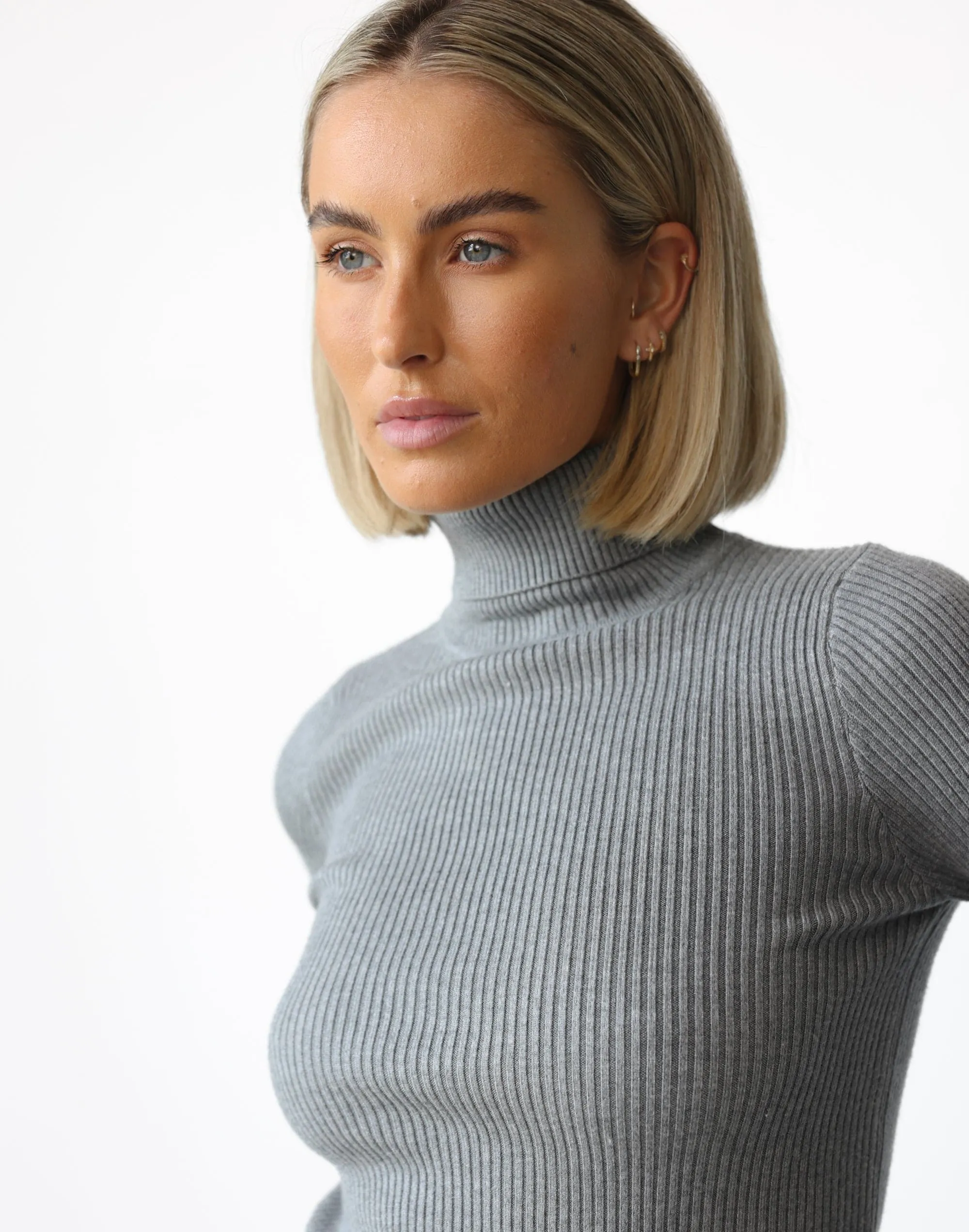 Davison Long Sleeve Top (Grey) sold by Charcoal Clothing product image thumbnail 5