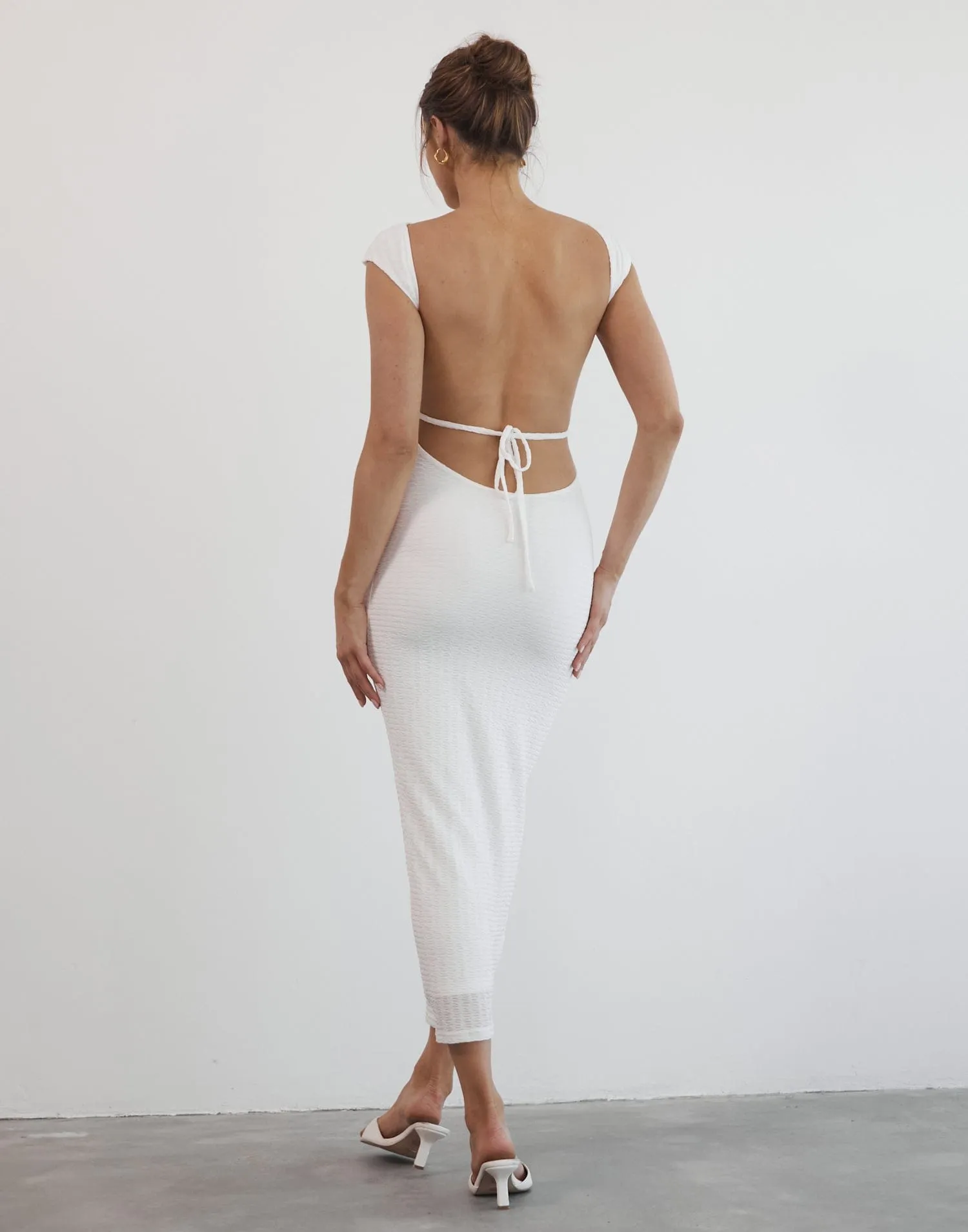 Skylah Maxi Dress (White) sold by Charcoal Clothing product image thumbnail 3