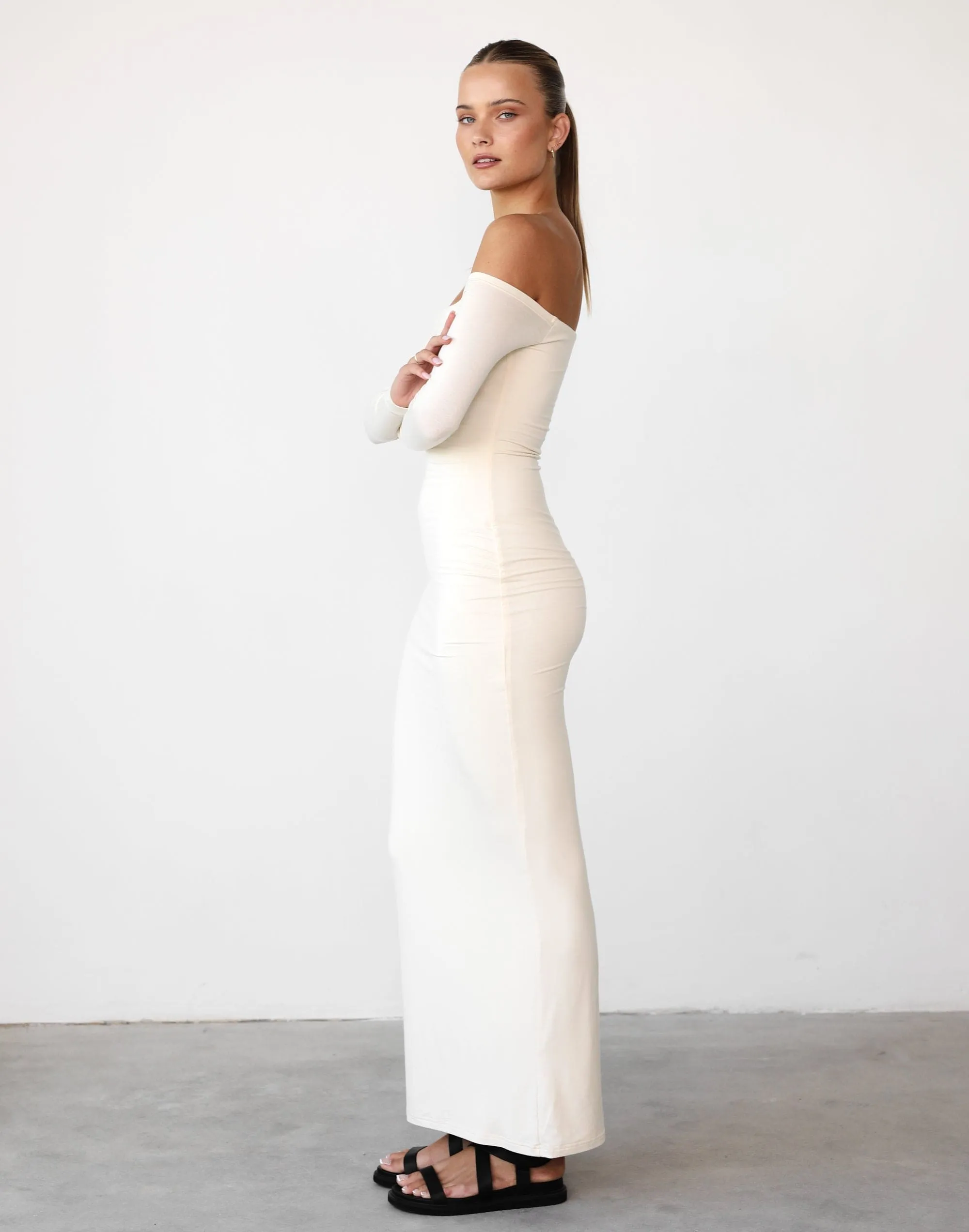 Iris Maxi Dress (Cream) sold by Charcoal Clothing product image thumbnail 5