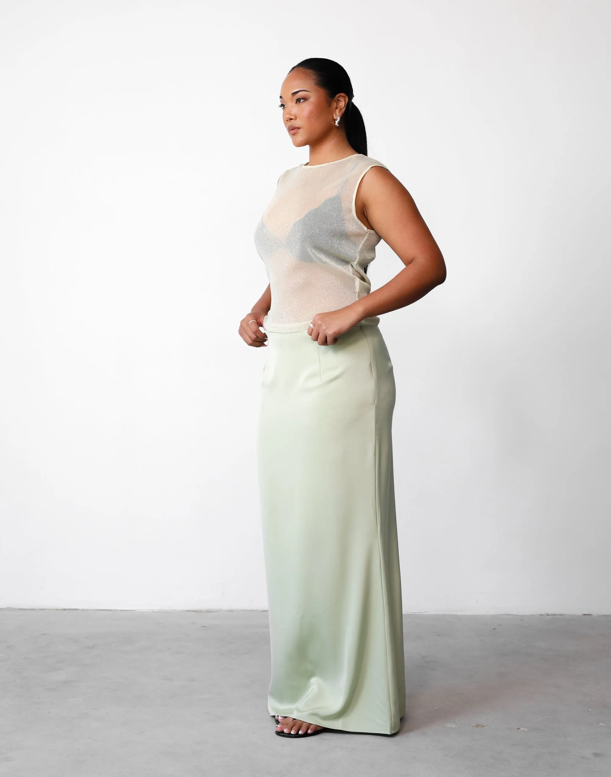 Mischa Mesh Tank (Margarita) sold by Charcoal Clothing product image thumbnail 4