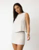 Amee Linen Top (Latte) sold by Charcoal Clothing