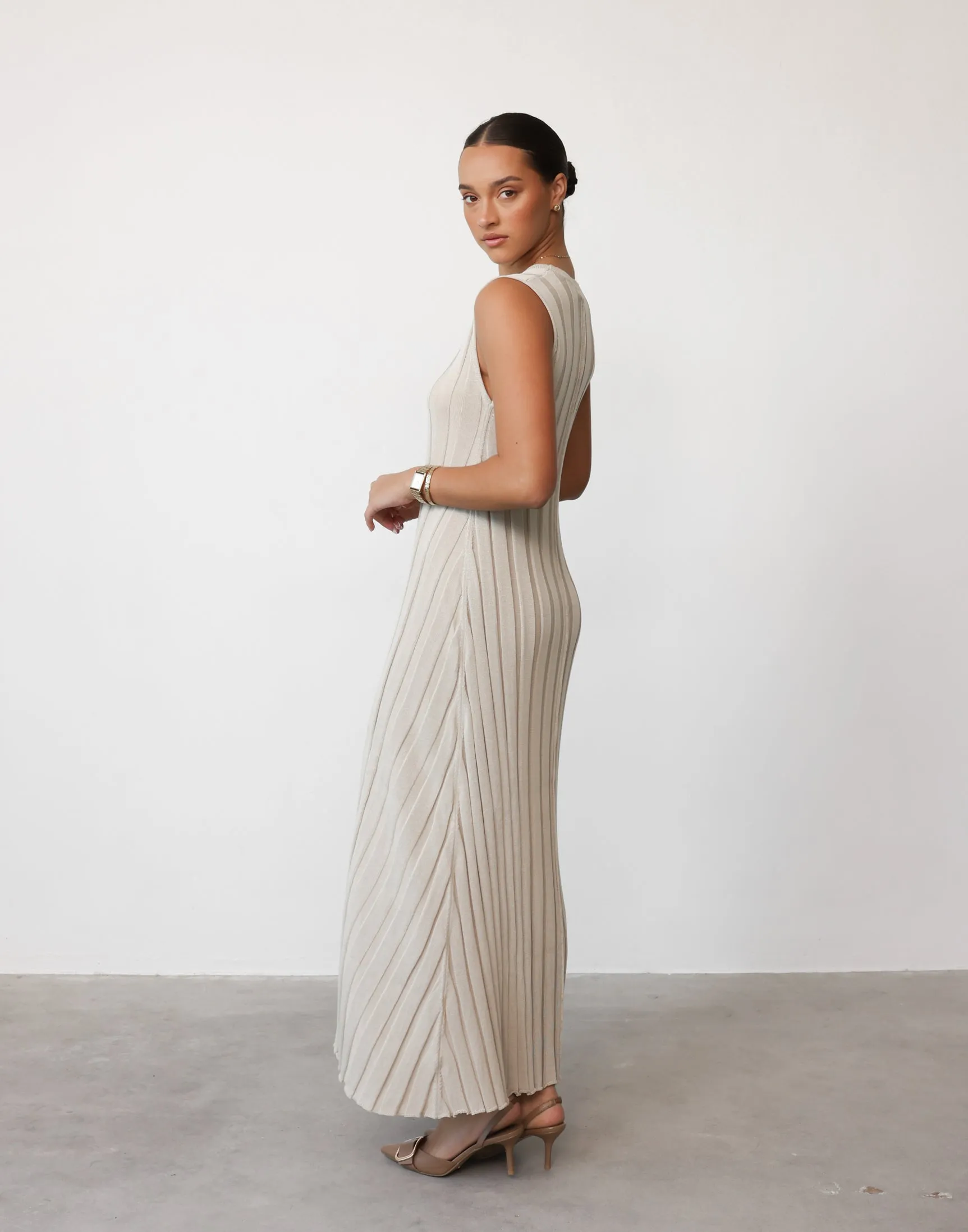 Jemima Maxi Dress (Stone) sold by Charcoal Clothing product image thumbnail 3