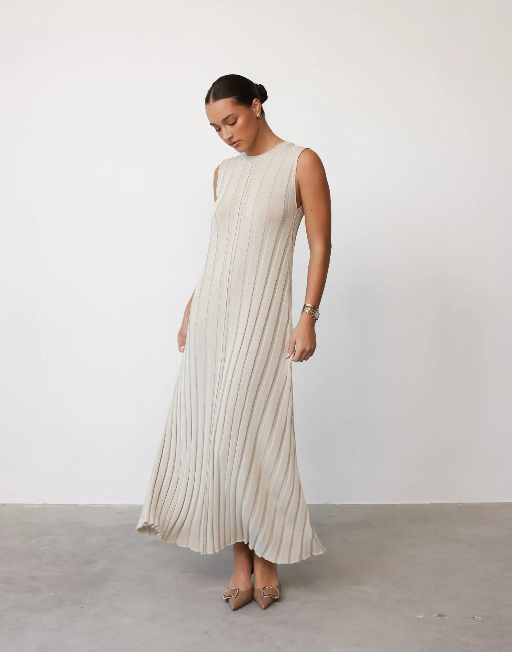 Jemima Maxi Dress (Stone) sold by Charcoal Clothing product image thumbnail 4
