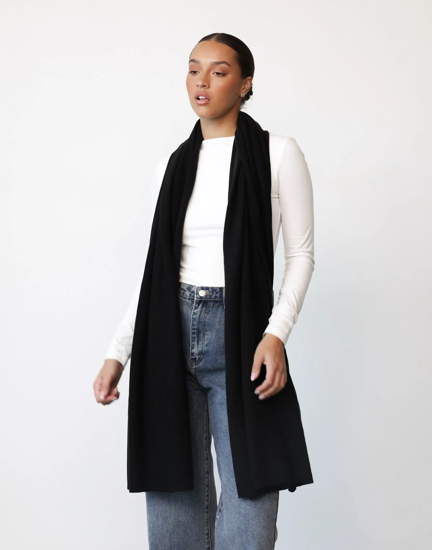 Imogen Scarf (Black) sold by Charcoal Clothing product image thumbnail 2