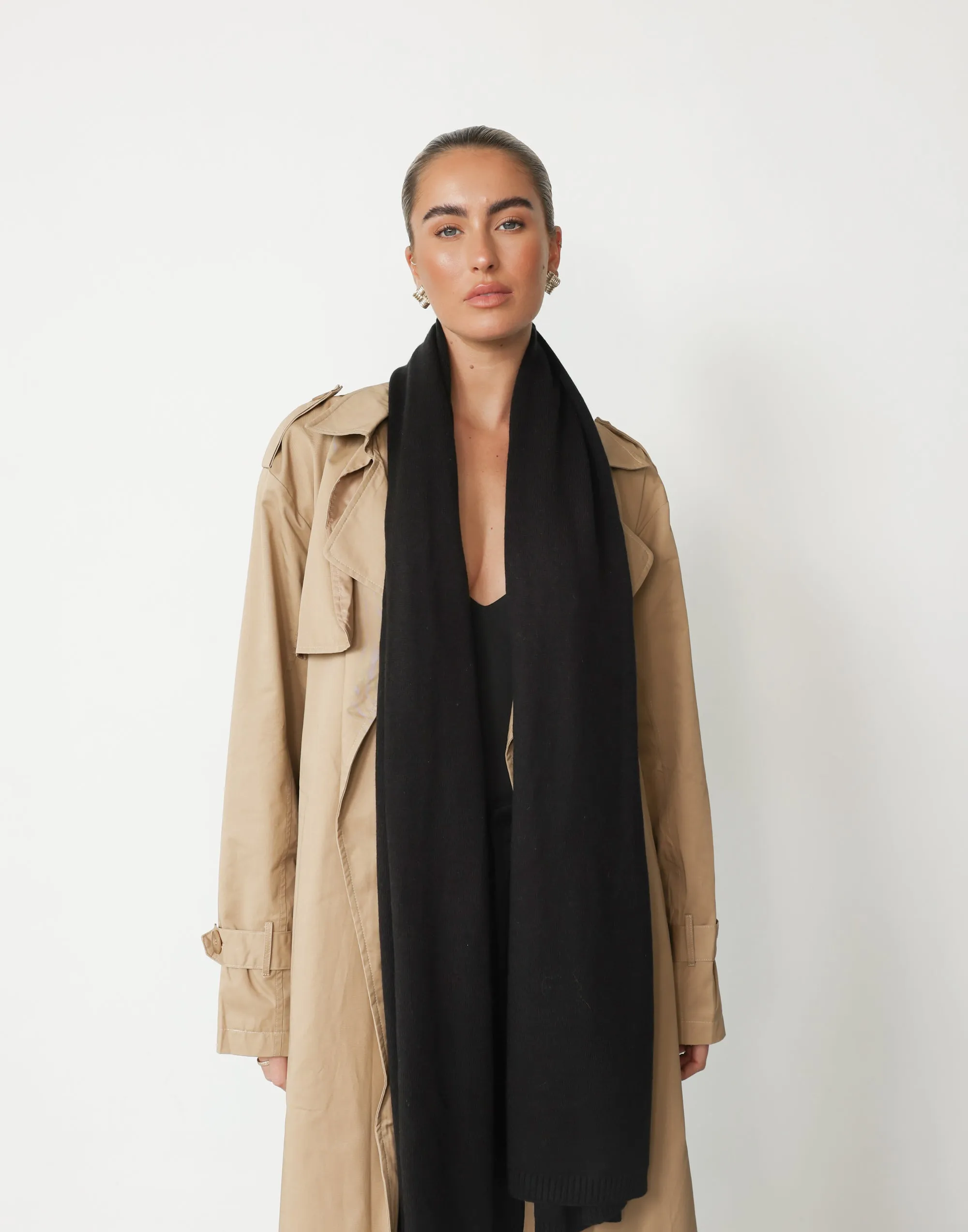 Imogen Scarf (Black) sold by Charcoal Clothing