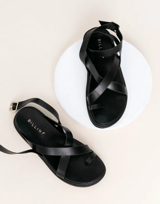 Zinnia Sandals (Black) - By Billini sold by Charcoal Clothing