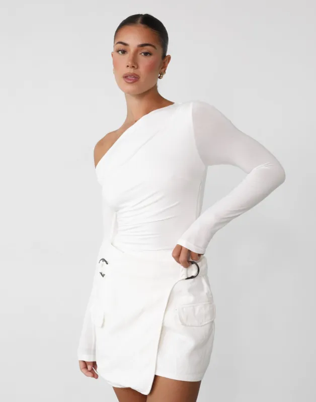 Annie Bodysuit (White) sold by Charcoal Clothing