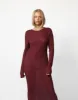 Prophecy Maxi (Burgundy) - By Lioness sold by Charcoal Clothing
