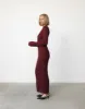 Prophecy Maxi (Burgundy) - By Lioness sold by Charcoal Clothing