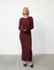 Prophecy Maxi (Burgundy) - By Lioness sold by Charcoal Clothing