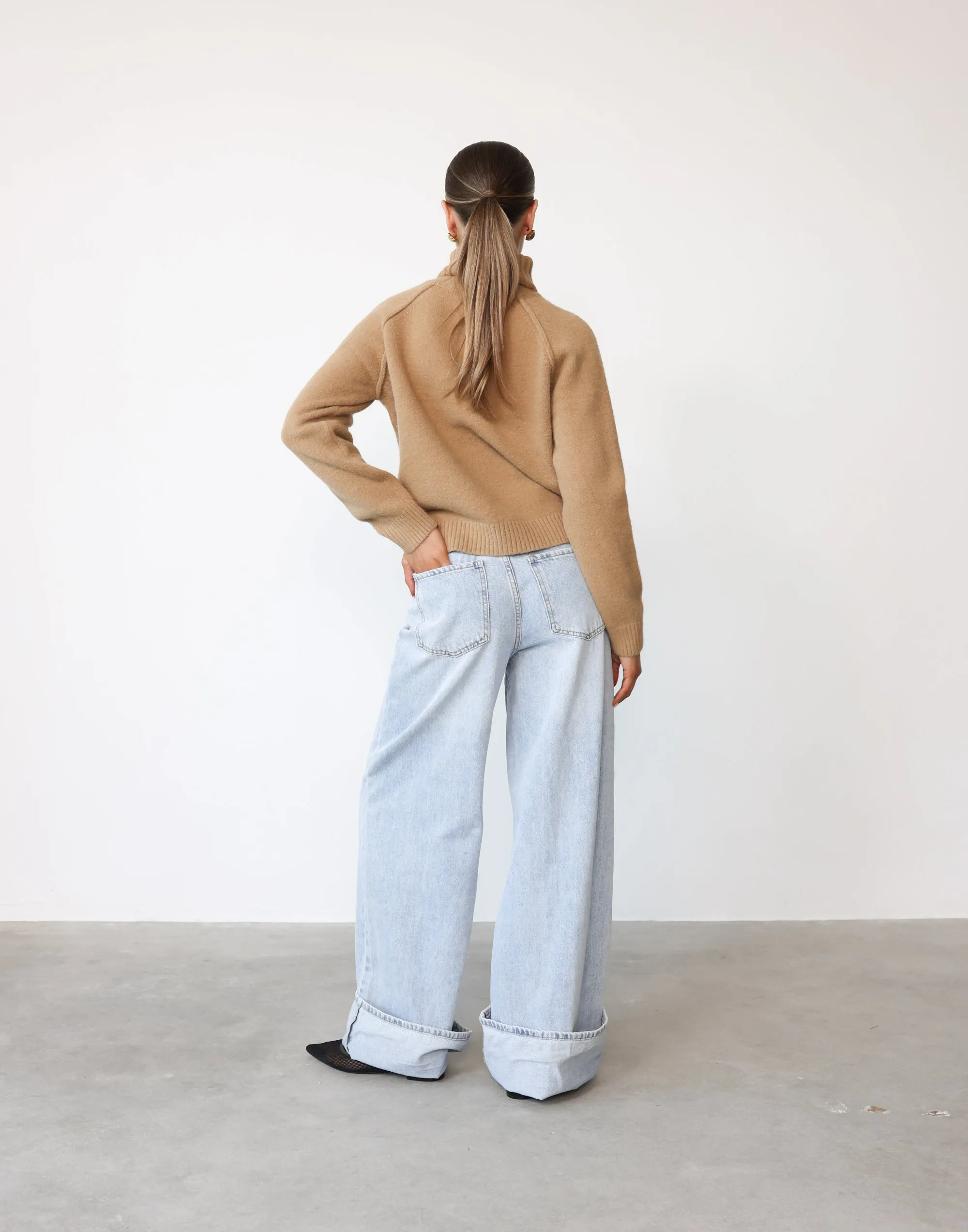 Nathalia Knit Jumper (Stone) sold by Charcoal Clothing product image thumbnail 5