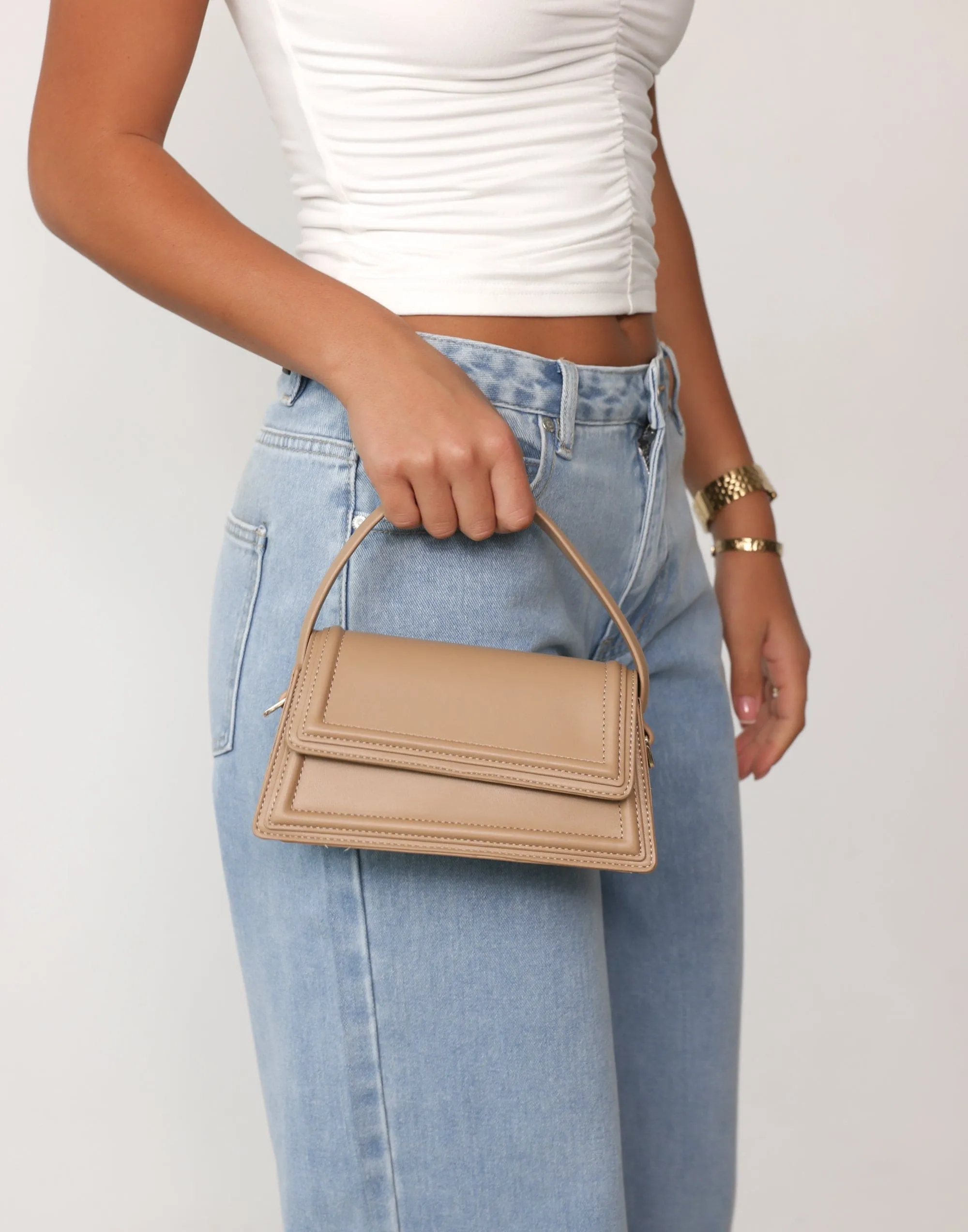 Marble Handle Bag (Sesame) - By Billini sold by Charcoal Clothing