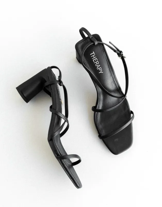 Kairo Heels (Black) - By Therapy sold by Charcoal Clothing