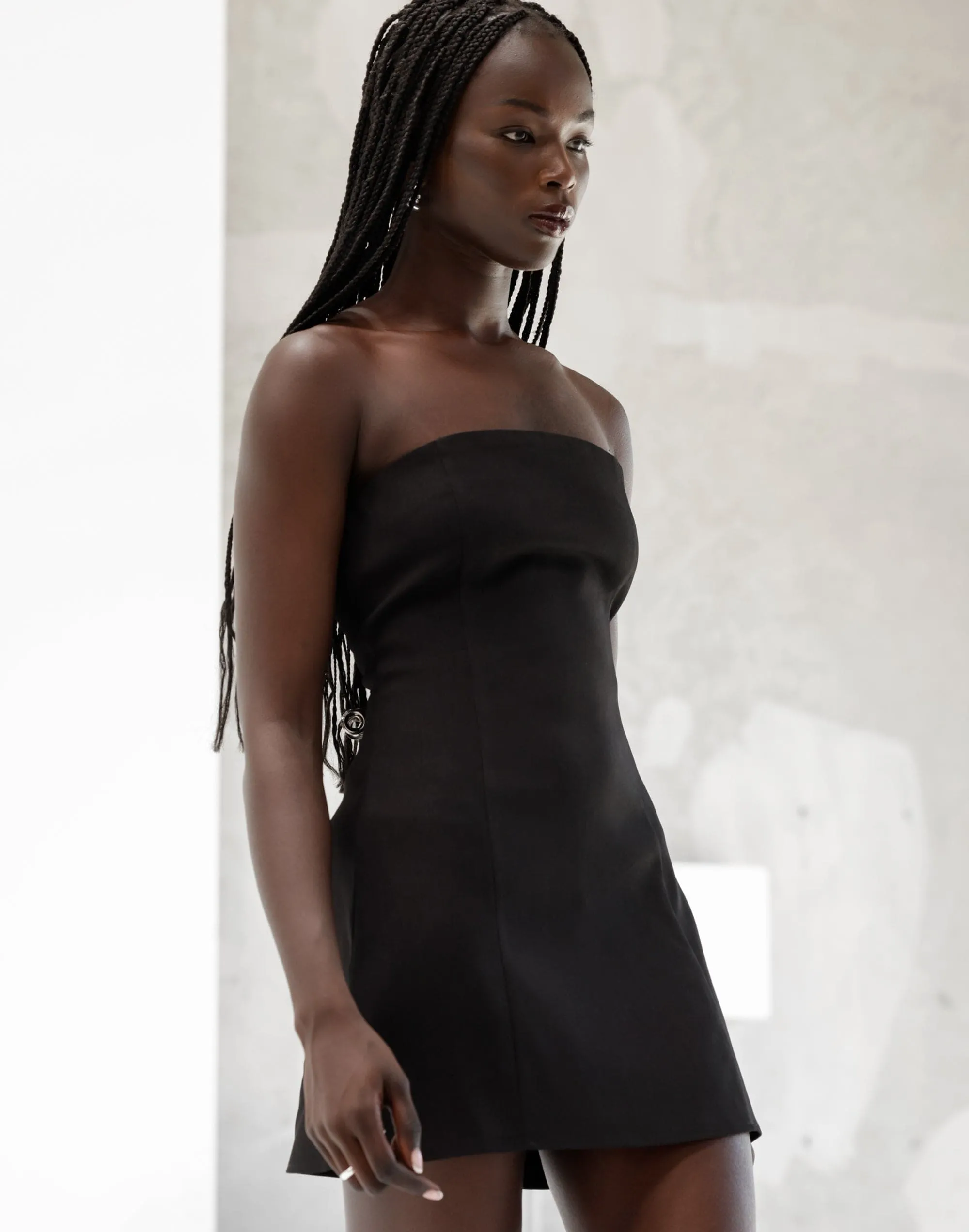 Eleanor Mini Dress (Black) sold by Charcoal Clothing