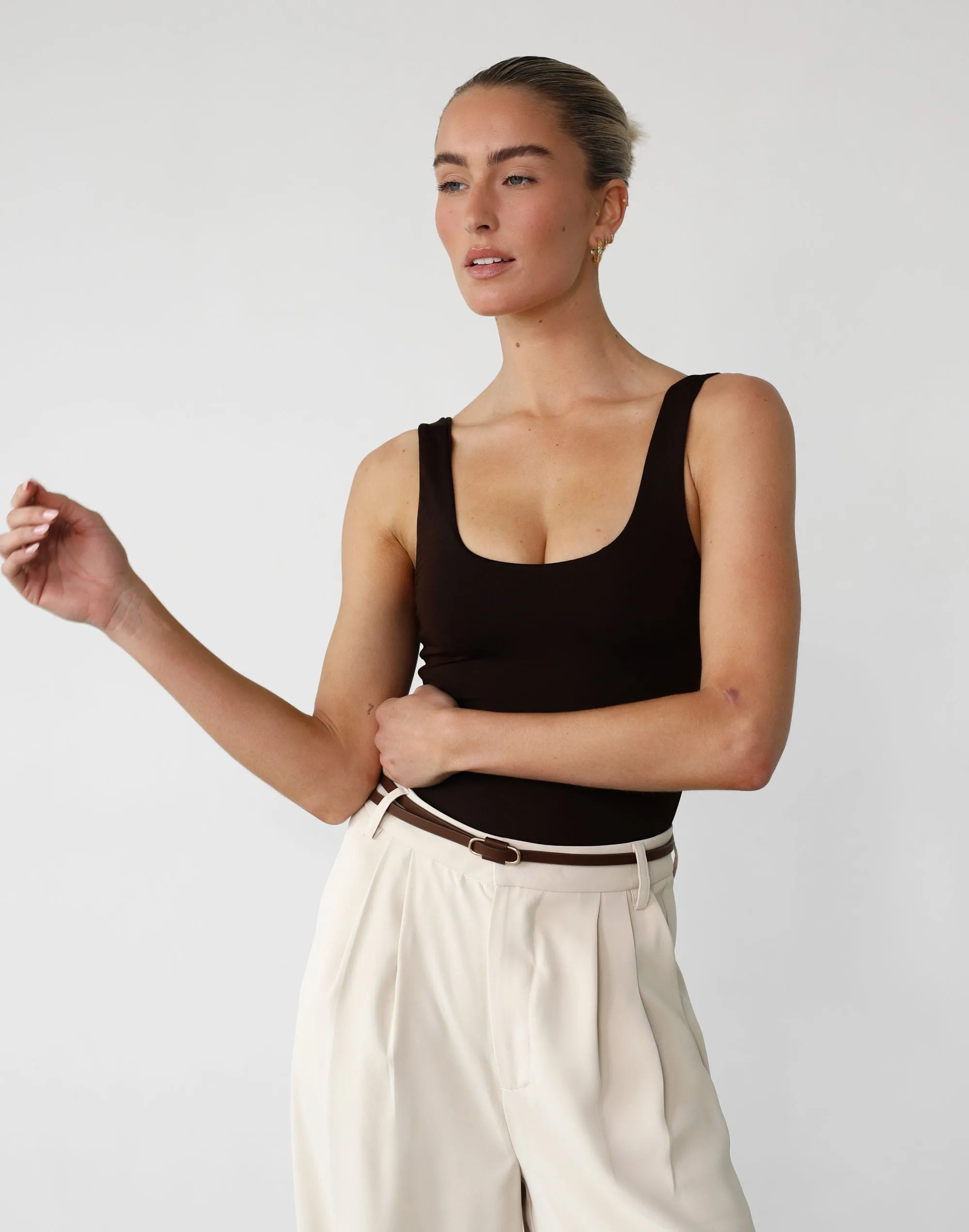 Levitate Bodysuit (Cocoa) sold by Charcoal Clothing product image thumbnail 4
