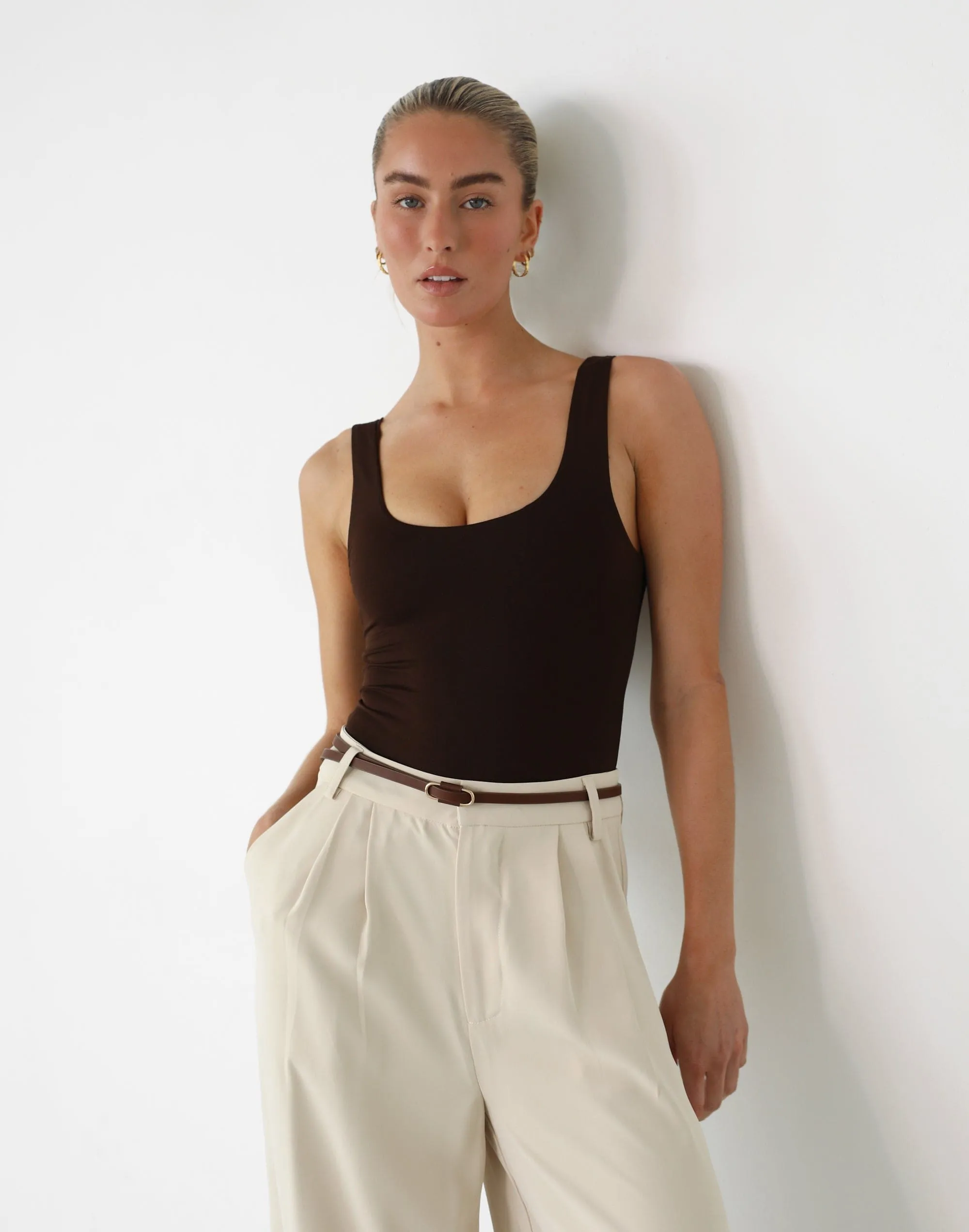 Levitate Bodysuit (Cocoa) sold by Charcoal Clothing product image thumbnail 5