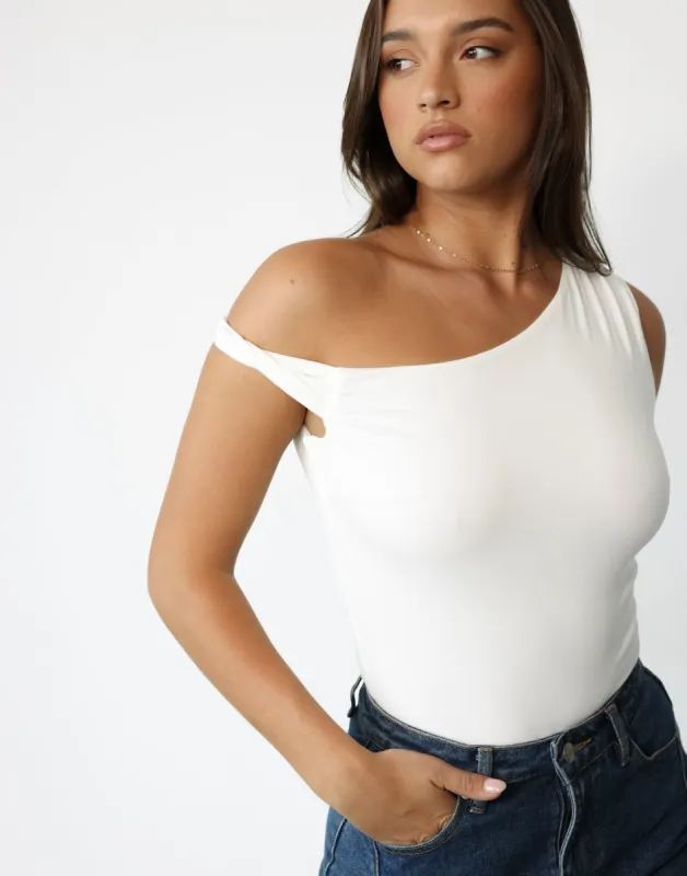 Arin Bodysuit (White) sold by Charcoal Clothing