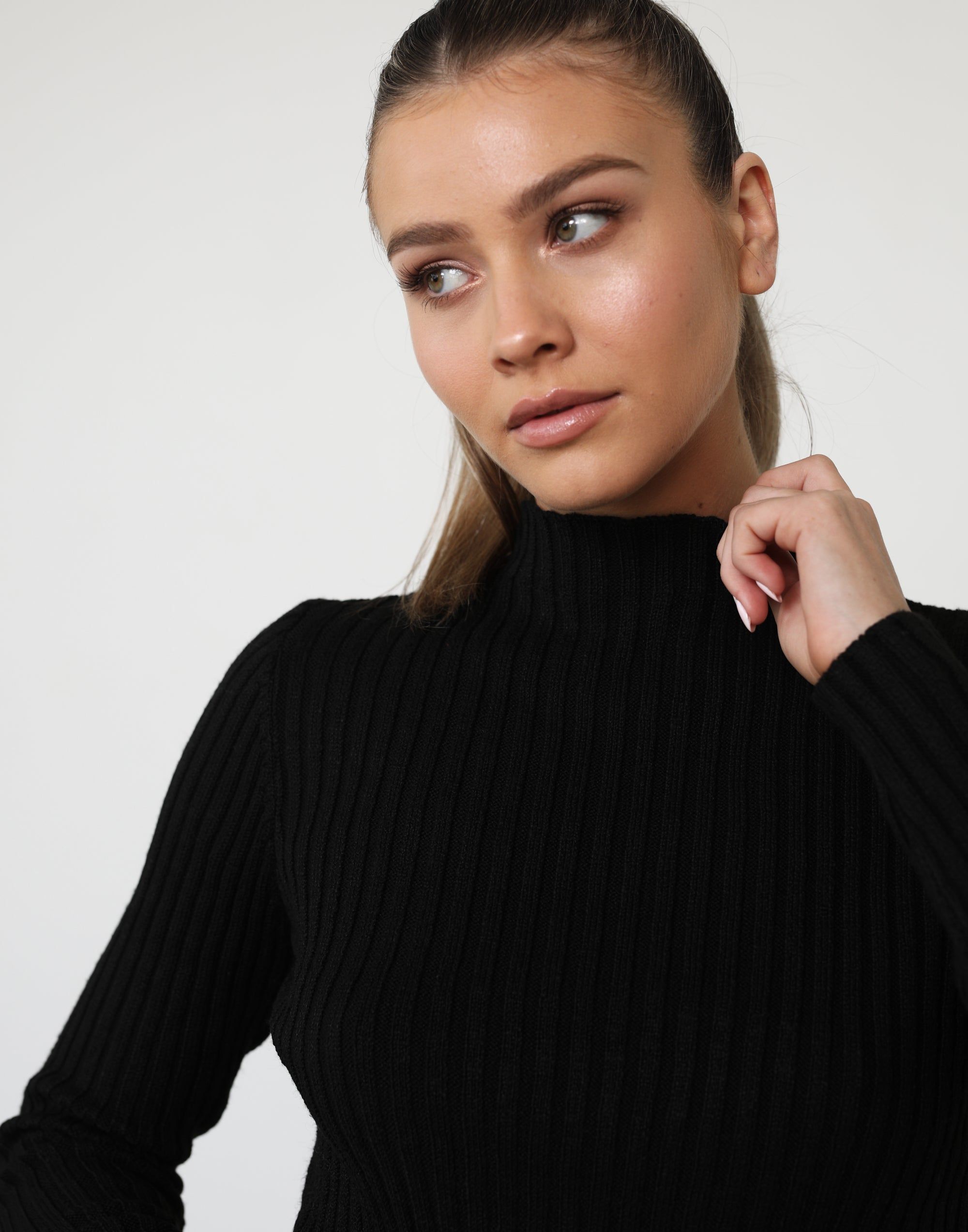 Dionne Long Sleeve Top (Black) sold by Charcoal Clothing product image thumbnail 5