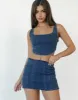 Focus Mini Skirt (Denim) sold by Charcoal Clothing