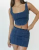 Focus Mini Skirt (Denim) sold by Charcoal Clothing