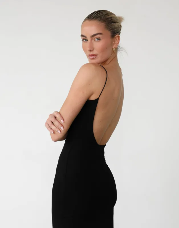 Jianna Maxi Dress (Black) sold by Charcoal Clothing