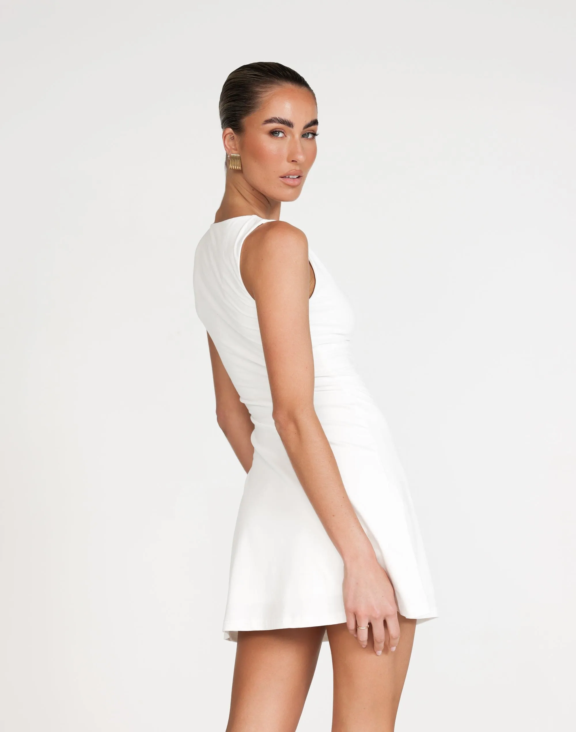 Zira Mini Dress (White) sold by Charcoal Clothing product image thumbnail 4