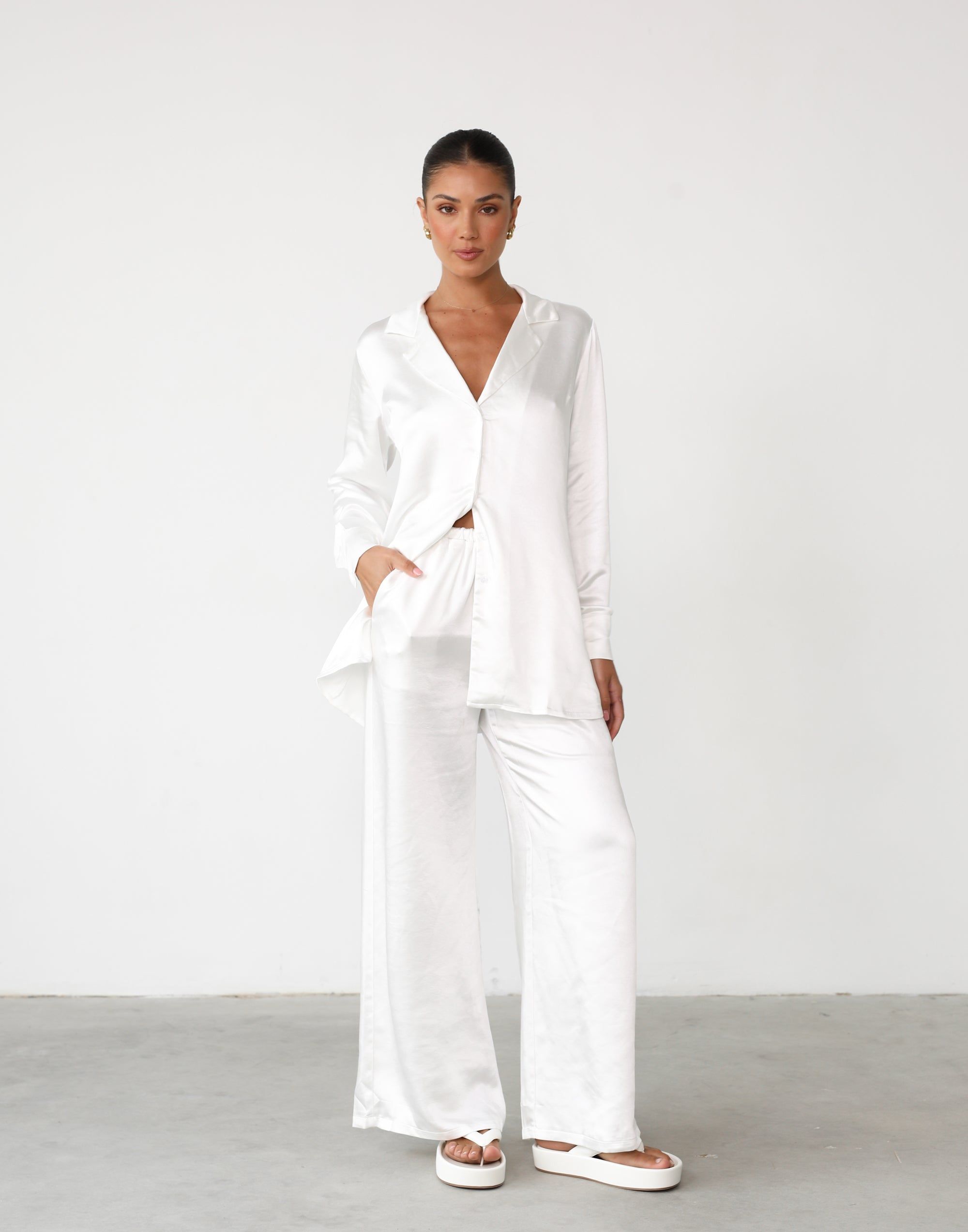 Evann Shirt (White) sold by Charcoal Clothing product image thumbnail 2