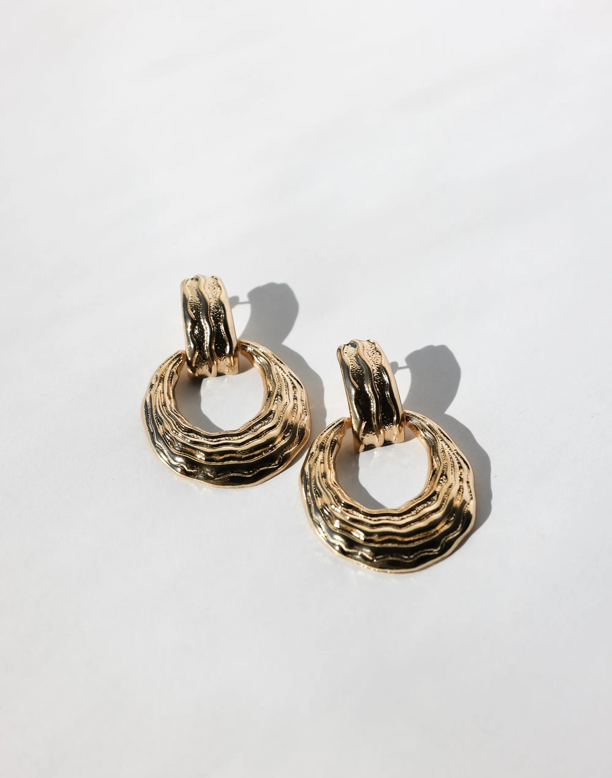 Romano Earrings (Gold) sold by Charcoal Clothing product image thumbnail 2