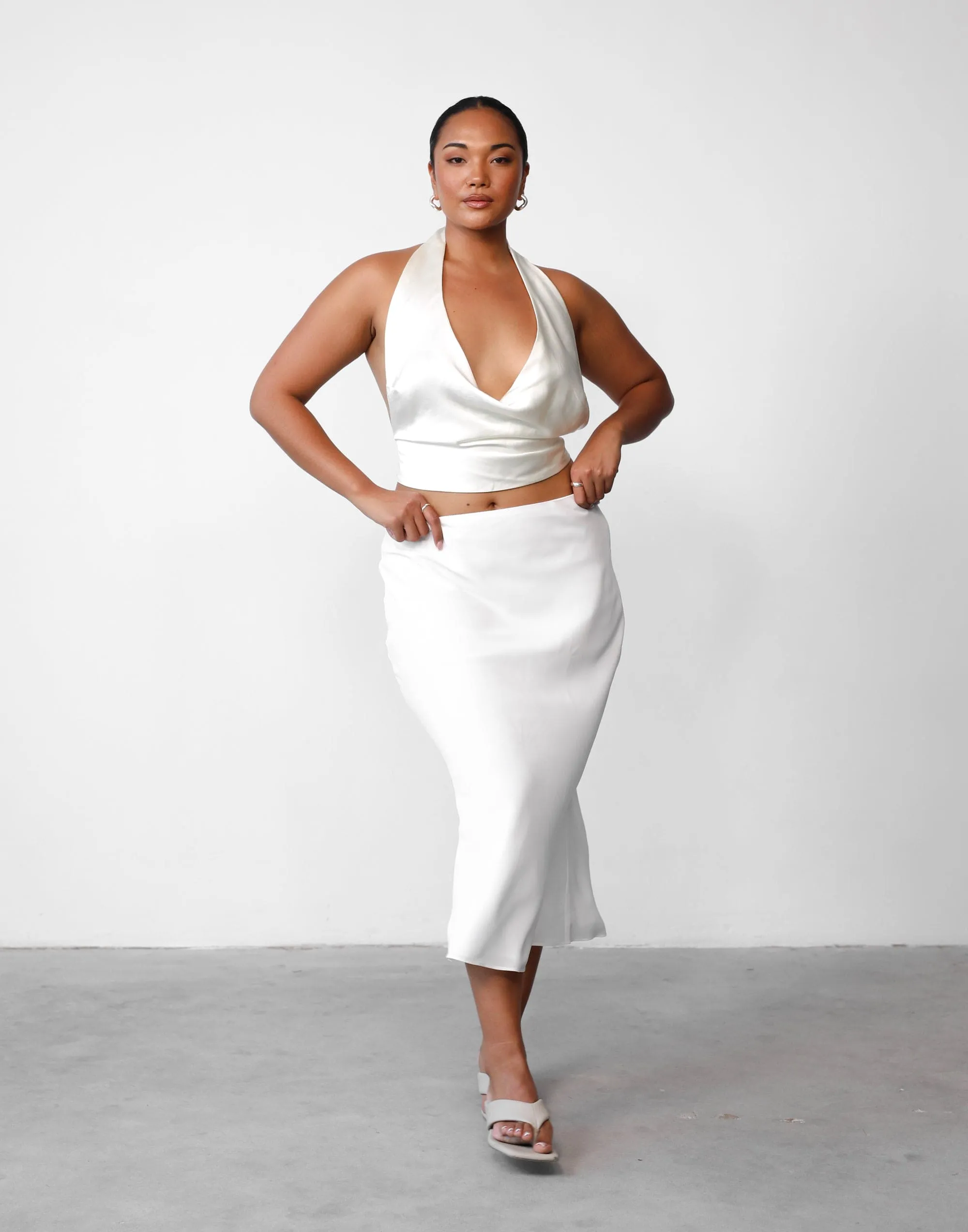 Heidi Halter Top (White) sold by Charcoal Clothing product image thumbnail 2