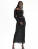 Florence Maxi Skirt (Black) sold by Charcoal Clothing